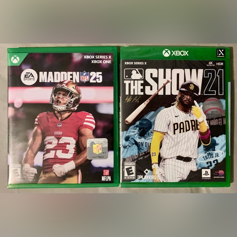 Madden Nfl 25 - Microsoft Xbox Series X|One Plus Free New MLB The Show 21